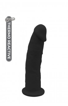 Черный фаллоимитатор-реалистик DILDO 6INCH - 15,2 см.