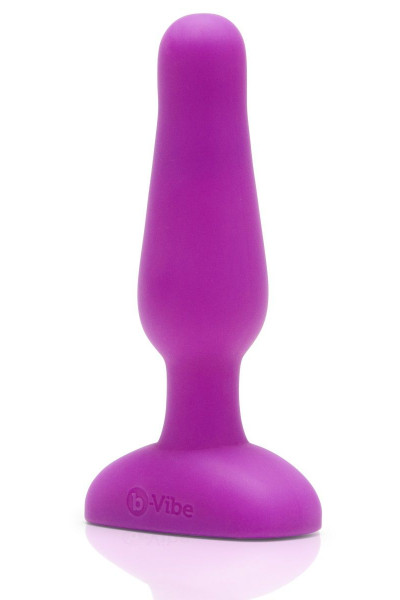 Анальная вибропробка NOVICE REMOTE CONTROL PLUG FUCHSIA - 10,2 см.