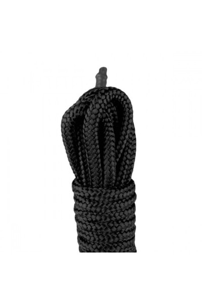 Черная веревка для бондажа Easytoys Bondage Rope - 5 м.