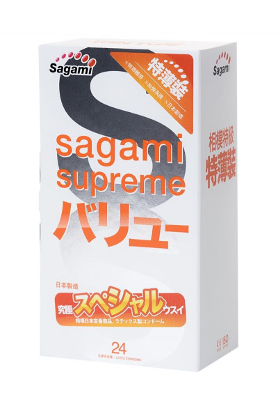 Ультратонкие презервативы Sagami Xtreme Superthin - 24 шт.