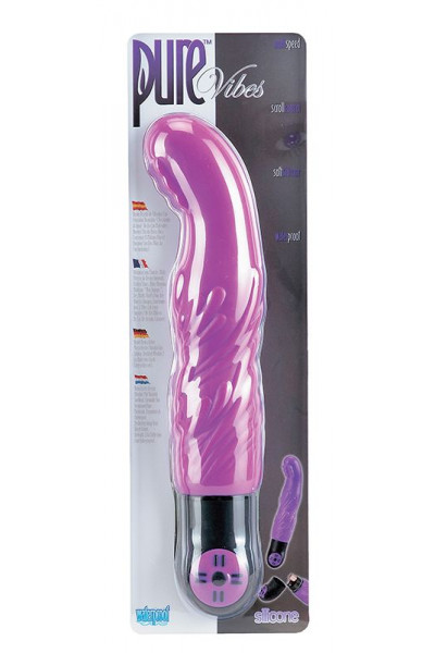 Фиолетовый вибратор PURE G-SPOT VIBE - 18,5 см.