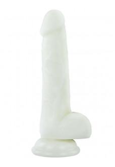 Светящийся в темноте фаллоимитатор 7 Inch Lumino Play Silicone Dildo - 18 см.