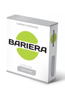 Ультратонкие презервативы Bariera Ultra Thin - 3 шт.