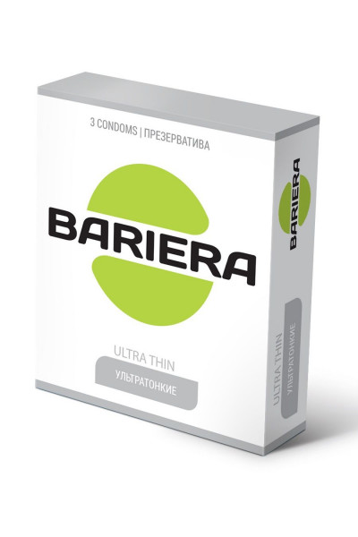 Ультратонкие презервативы Bariera Ultra Thin - 3 шт.