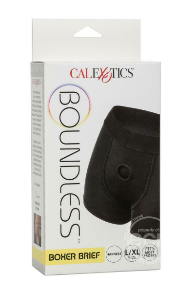 Черные трусы-боксеры BOUNDLESS BOXER BRIEF HARNESS L/XL