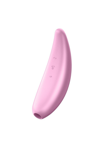 Розовый вакуум-волновой стимулятор Satisfyer Curvy 3+