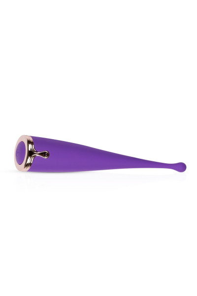 Фиолетовый клиторальный вибратор The Countess Pinpoint Vibrator - 19 см.