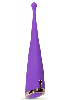 Фиолетовый клиторальный вибратор The Countess Pinpoint Vibrator - 19 см.