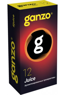 Ароматизированные презервативы Ganzo Juice - 12 шт.